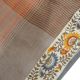 Vintage Saree Polyester Embroidered Indian Sari Fabric Gray Deco Craft Drape Art Other photo 4