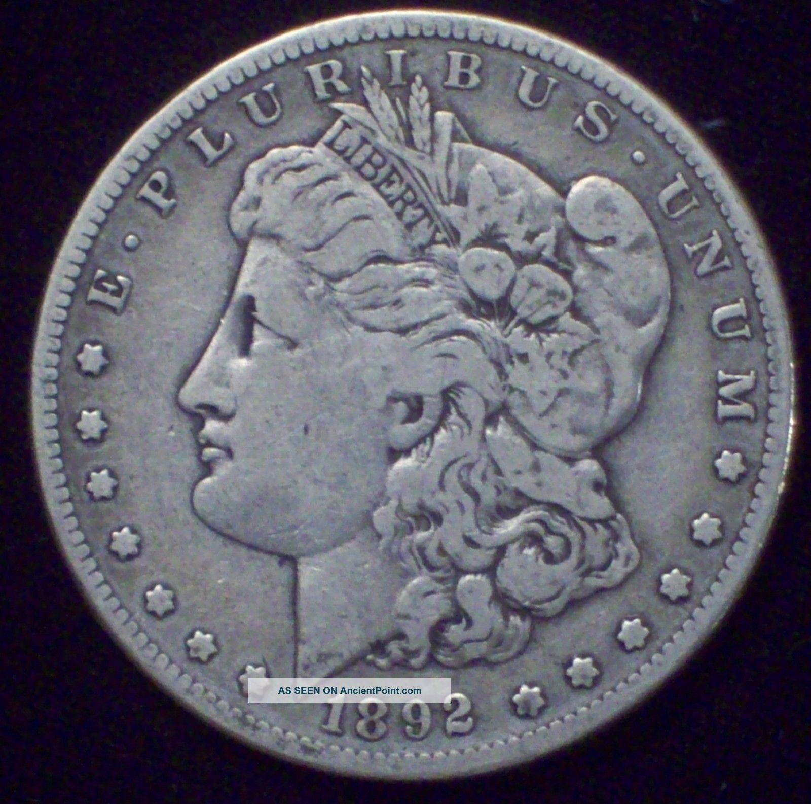 1892 S Morgan Dollar Silver - Rare Key Date Coin Vf+ Authentic Priced To Sell The Americas photo