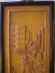 Vintage Chinese Carved Wood Panel Picture Children In Modern City Scene Paintings & Scrolls photo 6