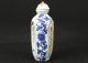 Fine Chinese Old Jingdezhen Porcelain Hand Painting Love Ornament Snuff Bottle Snuff Bottles photo 6