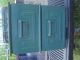 Vintage Industrial Age Heavy Duty Green Metal Stacking Storage Bins Other photo 5
