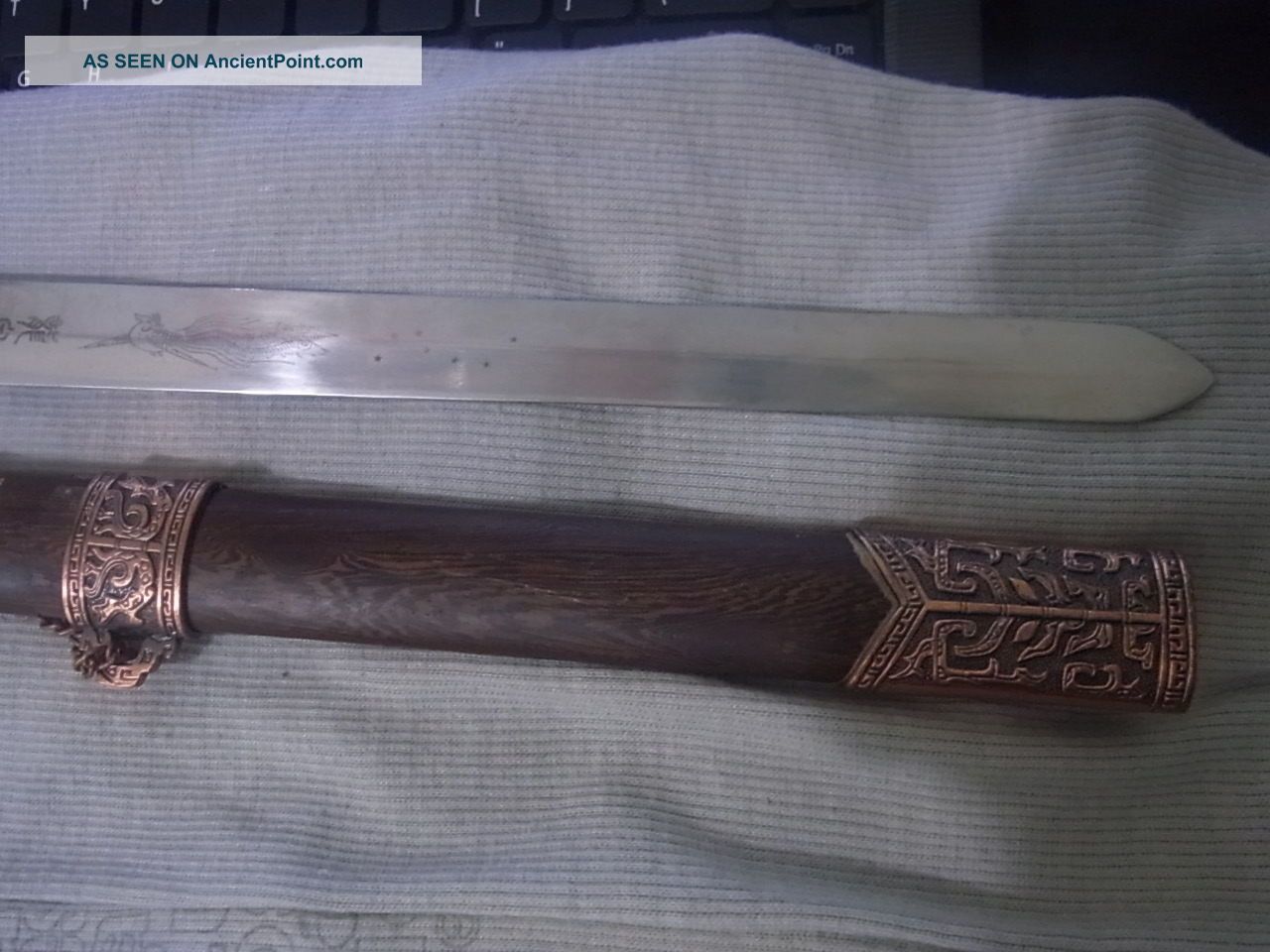 Chinese Traditional Use Alloy 2 - Side Sword - 17 