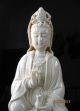 True Chinese Dehua Porcelain Kwan - Yin Guanyin Sest Statue Buddha photo 1