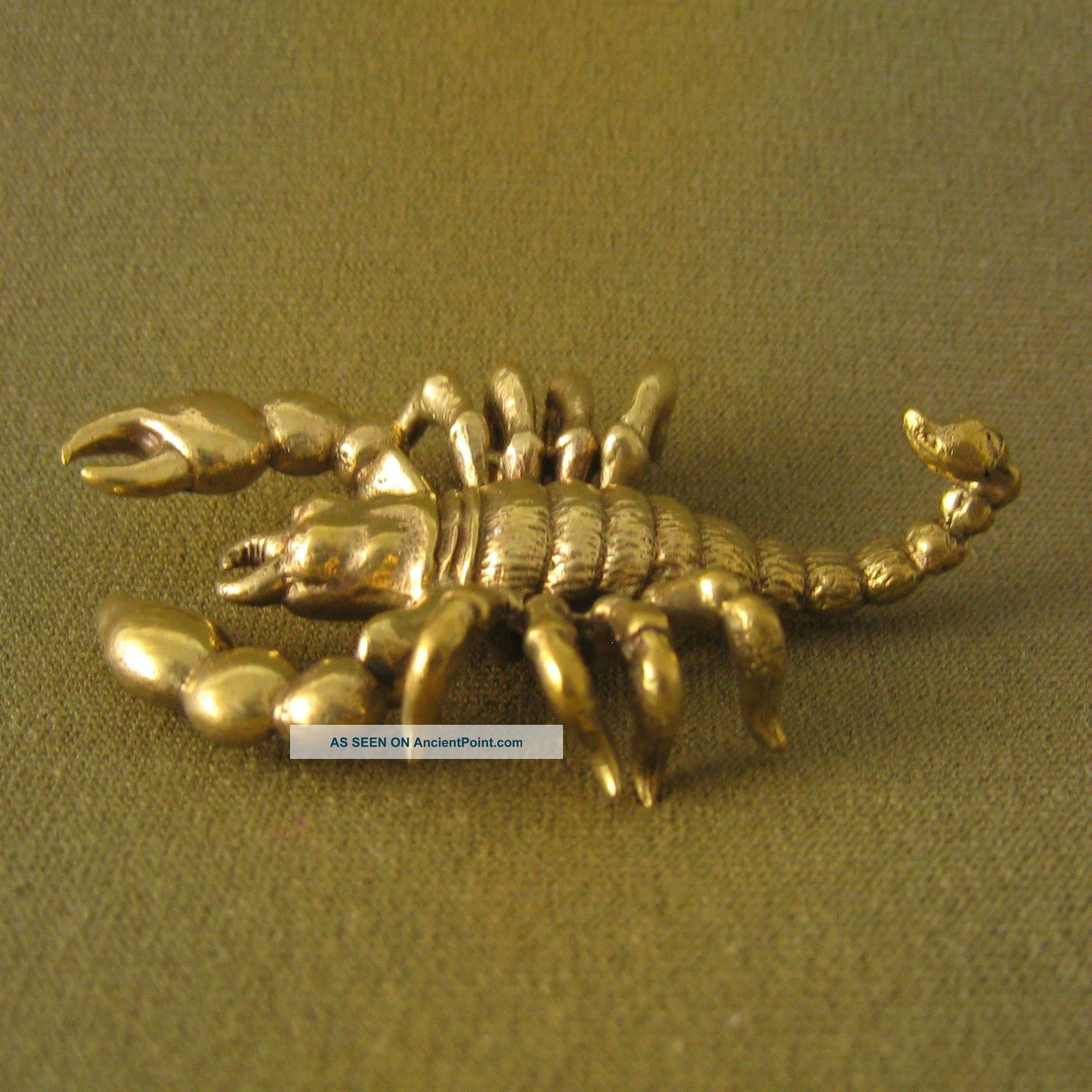 Wealth Scorpion Rich Lucky Good Business Sacred Charm Thai Amulet Amulets photo