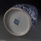 873 Chinese Blue - And - White Flowers Pattern Porcelain Pot Pots photo 5