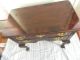 Mahogany Side Entry Foyer Wood Table Ball Claw Foot 3 Drawers Carving Inlaidtop Unknown photo 2