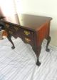 Mahogany Side Entry Foyer Wood Table Ball Claw Foot 3 Drawers Carving Inlaidtop Unknown photo 6