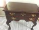 Mahogany Side Entry Foyer Wood Table Ball Claw Foot 3 Drawers Carving Inlaidtop Unknown photo 7