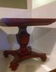 Vintage Imperial Chinese Red Accent Side Table Plant Stand 1900-1950 photo 2