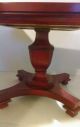 Vintage Imperial Chinese Red Accent Side Table Plant Stand 1900-1950 photo 5