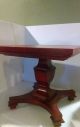 Vintage Imperial Chinese Red Accent Side Table Plant Stand 1900-1950 photo 6