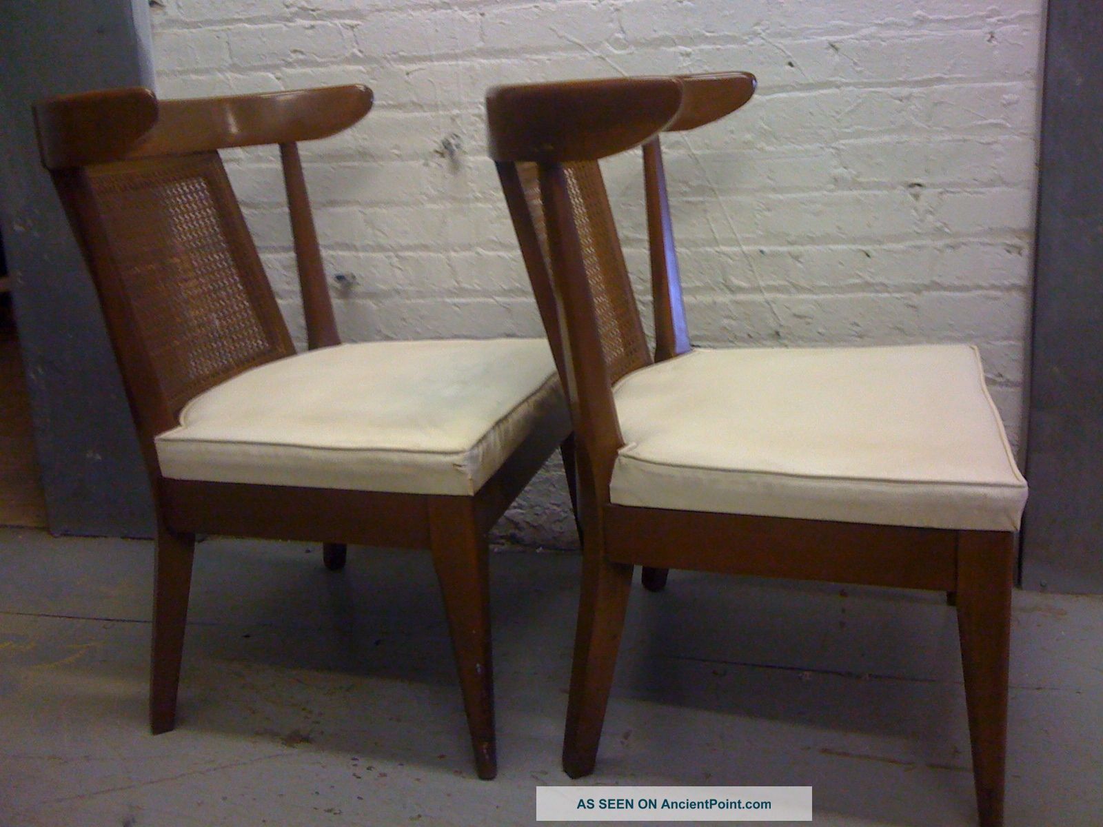 2 Hollywood Regency Mid Century Danish Baker Lounge Chairs Eames Chinoiserie Post-1950 photo