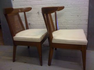 2 Hollywood Regency Mid Century Danish Baker Lounge Chairs Eames Chinoiserie photo