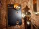 New Antique Vintage P & F Corbin Brass Entrance Mortise Door Lock Set Nos W/box Door Plates & Backplates photo 2