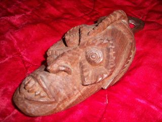 Voodoo African Head Wood Carving Watusi Tusi Rwanda Tribal Artifact Congo Art photo