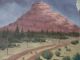 Plein Air American Desert Canyon Landscape Cal Henderson Painting Mid-Century Modernism photo 3