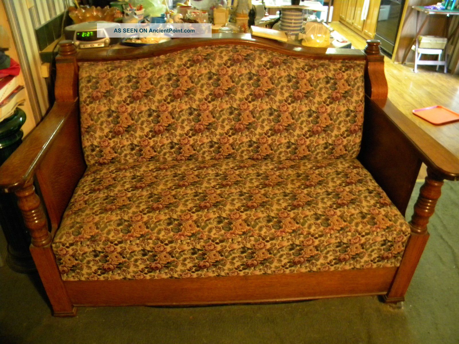 1920 ' S Rare Tiger Oak Murphy Bed/ Hide - A - Bed 62  X 38 1/2  X 34 Deep 1900-1950 photo