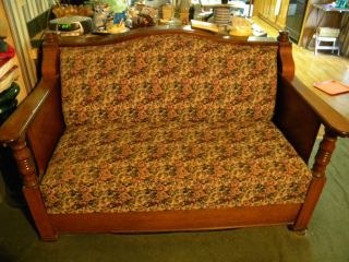 1920 ' S Rare Tiger Oak Murphy Bed/ Hide - A - Bed 62  X 38 1/2  X 34 Deep photo