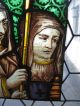Antique 19th Cent Gothic Revival Period Leaded Stain Glass Window Religious Art Pre-1900 photo 2