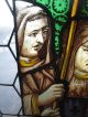 Antique 19th Cent Gothic Revival Period Leaded Stain Glass Window Religious Art Pre-1900 photo 3