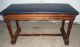Vintage Traditional Duet Piano Bench 100 Years Old Circa 1915 1900-1950 photo 2
