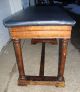 Vintage Traditional Duet Piano Bench 100 Years Old Circa 1915 1900-1950 photo 4