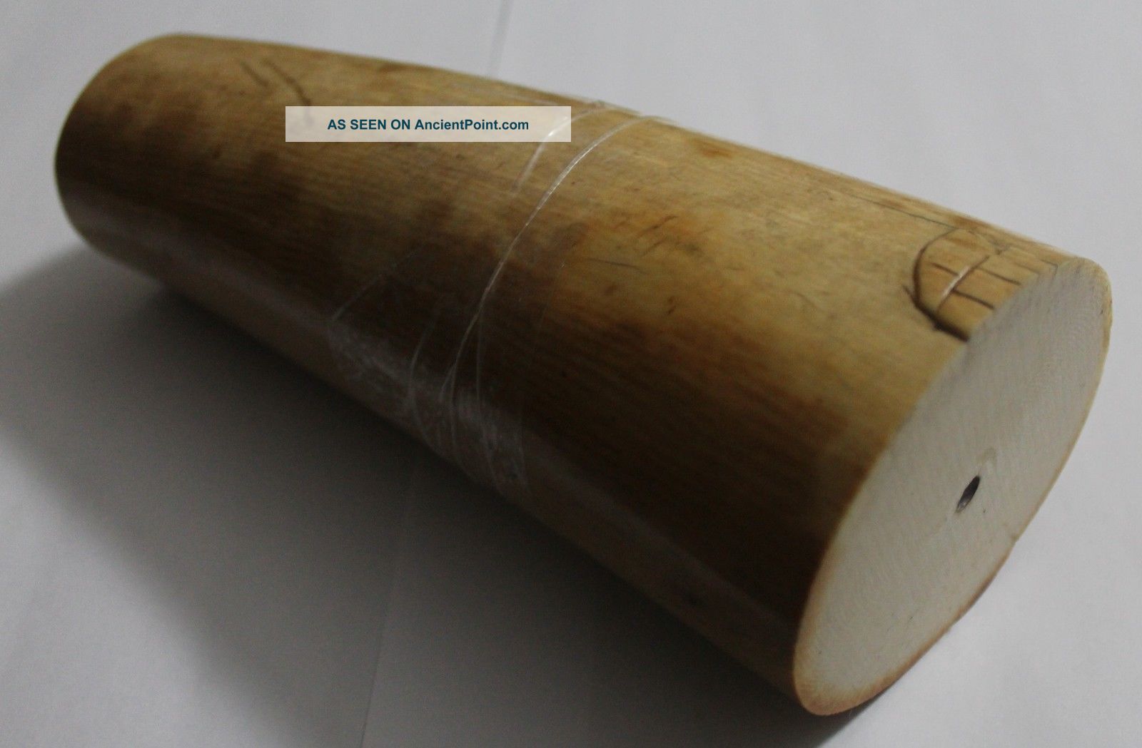 Rare Decorative Bone Carved Colour Piece Chinese Chinese photo