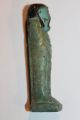 Good Quality Ancient Egyptian Ushabti With Heiroglyphics 26th Dyn Egyptian photo 1