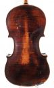 Antique 101 Year Old Anno 1913 Labeled 4/4 Master Violin (fiddle,  Geige) String photo 2