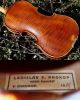 Very Fine Antique Czech Violin By Ladislav F.  Prokop,  Chrudim,  1929 String photo 8
