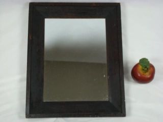 Excellent 19th Century New England Looking Glass In Decorated Surface photo