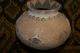 1980 ' S Rare Older Handmadetimor Vermasse Terracotta Pottery Pot Relief Motif P21 Pacific Islands & Oceania photo 4