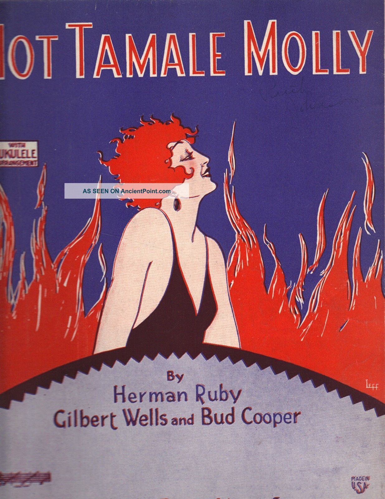 Sheet Music,  Art Deco Cover,  