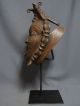 Outstanding Bronze Ceremonial Mask On Custom Made Base,  Gabon Sculptures & Statues photo 5
