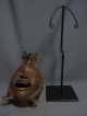 Outstanding Bronze Ceremonial Mask On Custom Made Base,  Gabon Sculptures & Statues photo 7