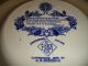 Antique Myles Standish Historical Dish Plate - Blue Plate - 1905 - A.  S.  Burbank - R&m Plates & Chargers photo 8