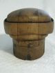 Antique Wood Hat Block Millinery Form Puzzle Mold Michael Chanda New York Industrial Molds photo 6