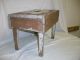Antique Primitive Wooden Milking Stool/bench Full Of Character Unknown photo 1