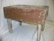 Antique Primitive Wooden Milking Stool/bench Full Of Character Unknown photo 4