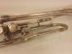 Antique French Couesnon & Cie Trumpet A/b Valve W/ Couesnon Mouthpiece In Case Brass photo 7