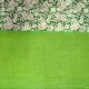 Vintage Saree Pure Silk Floral Printed India Sari Fabric Green Craft Art Deco Other photo 2