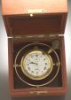 18 - Size Elgin 21 - Jewel Free Sprung Up/down Indicator Gimbaled Boxed Deck Watch Clocks photo 1