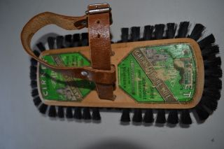 Rare French Silk Floor Polishing Brush From 1920 photo