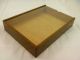Vintage Display Case Oak Wood Sliding Glass Top Store Counter Storage Box Display Cases photo 4