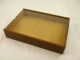 Vintage Display Case Oak Wood Sliding Glass Top Store Counter Storage Box Display Cases photo 5