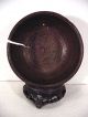 Endo Period Antique And Most Rare Japanese Wooden Tea / Rice Bowl Spiral Carved Bowls photo 4