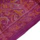 Vintage Saree Silk Blend Paisley Printed Indian Sari Fabric Magenta Deco Dress D Other photo 3
