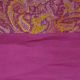 Vintage Saree Silk Blend Paisley Printed Indian Sari Fabric Magenta Deco Dress D Other photo 4