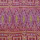 Vintage Saree Silk Blend Floral Printed India Sari Fabric Magenta Craft Art Other photo 3