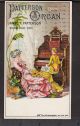 1800 ' S James T.  Patterson $85 Organ Co Bridgeport Ct Victorian Advertising Card Keyboard photo 1
